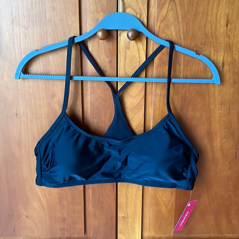 Xhilaration Swim Top- Large. Black